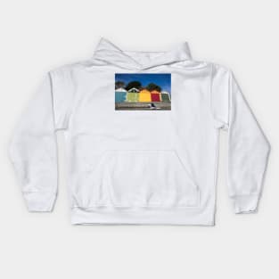 Five boat sheds. Kids Hoodie